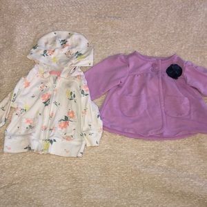 Carters cardigan & small jacket! 💜